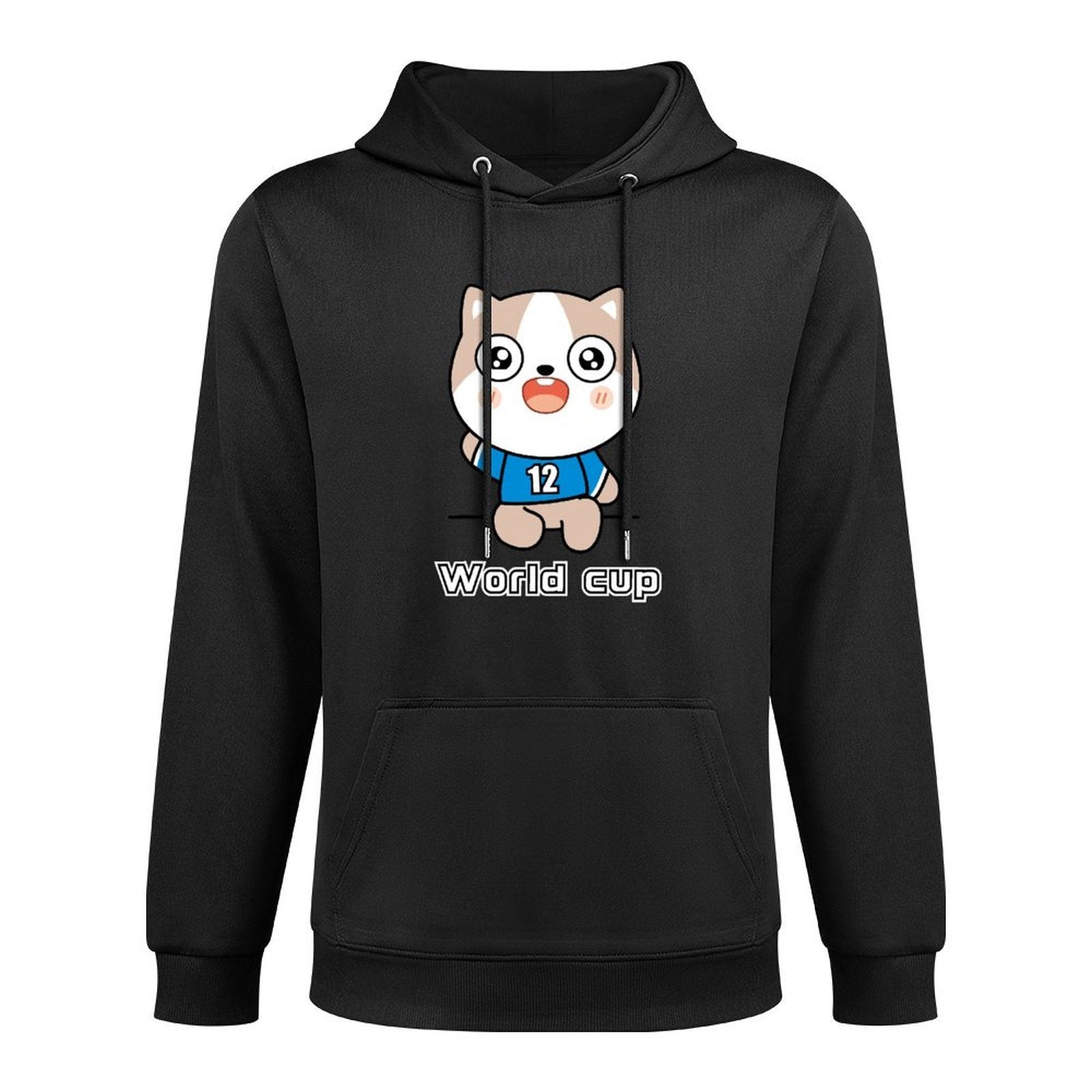 Refined Sleek Front Graphic Hoodies